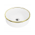 Umywalka nablatowa 37cm - Lavita Merida Gold Line